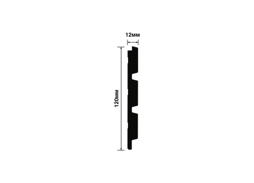 Панель LV124 GR24 HI WOOD 120,0мм х 12,0мм х 2,7м.